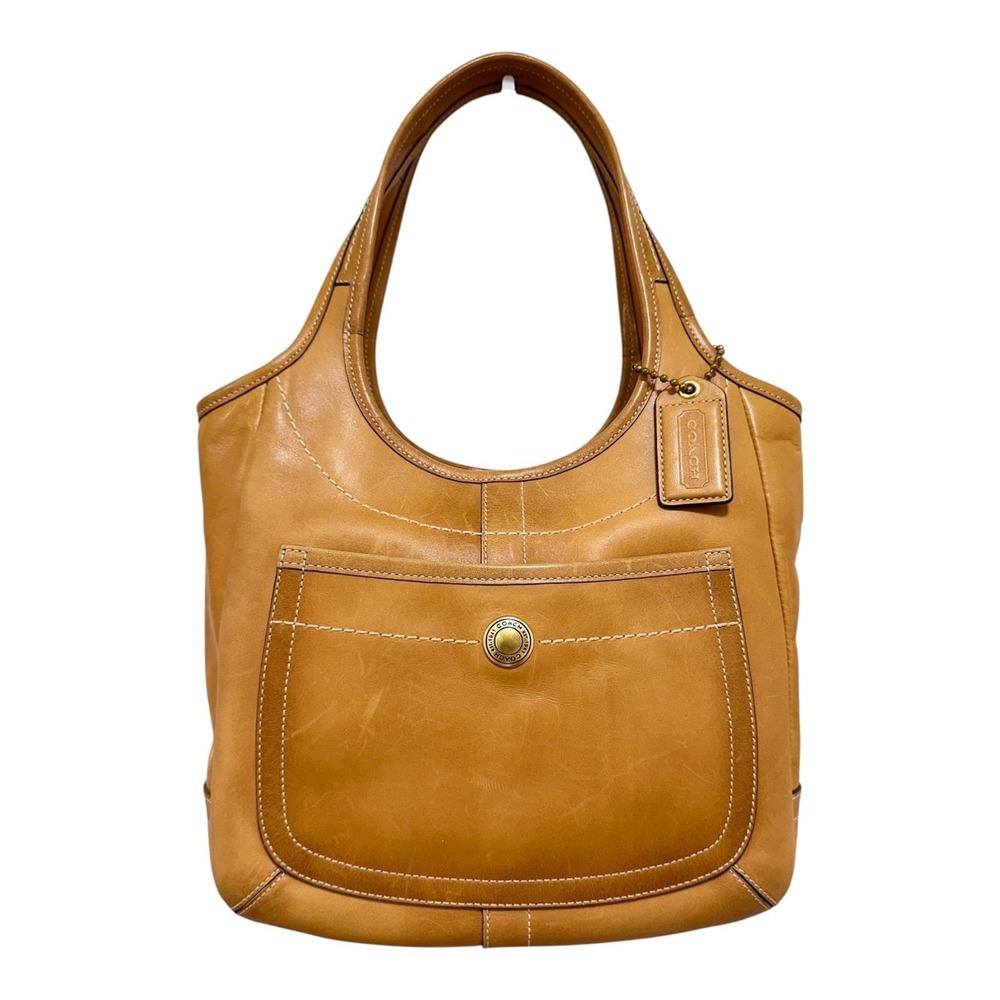 Coach Ergo Legacy Glovetanned Leather Tote Camel Tan 10743